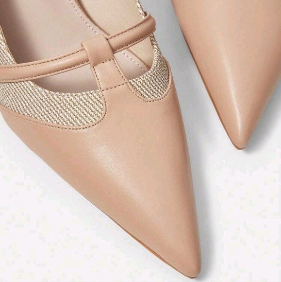 COLOR BLOCK POINTED TOE WOMEN PUMPS FOR CHRISTMAS AND NEW YEAR HOLIDAY - Picture 3 of 6